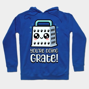 You're Doing Grate? Cute Cheese Grater Pun Hoodie